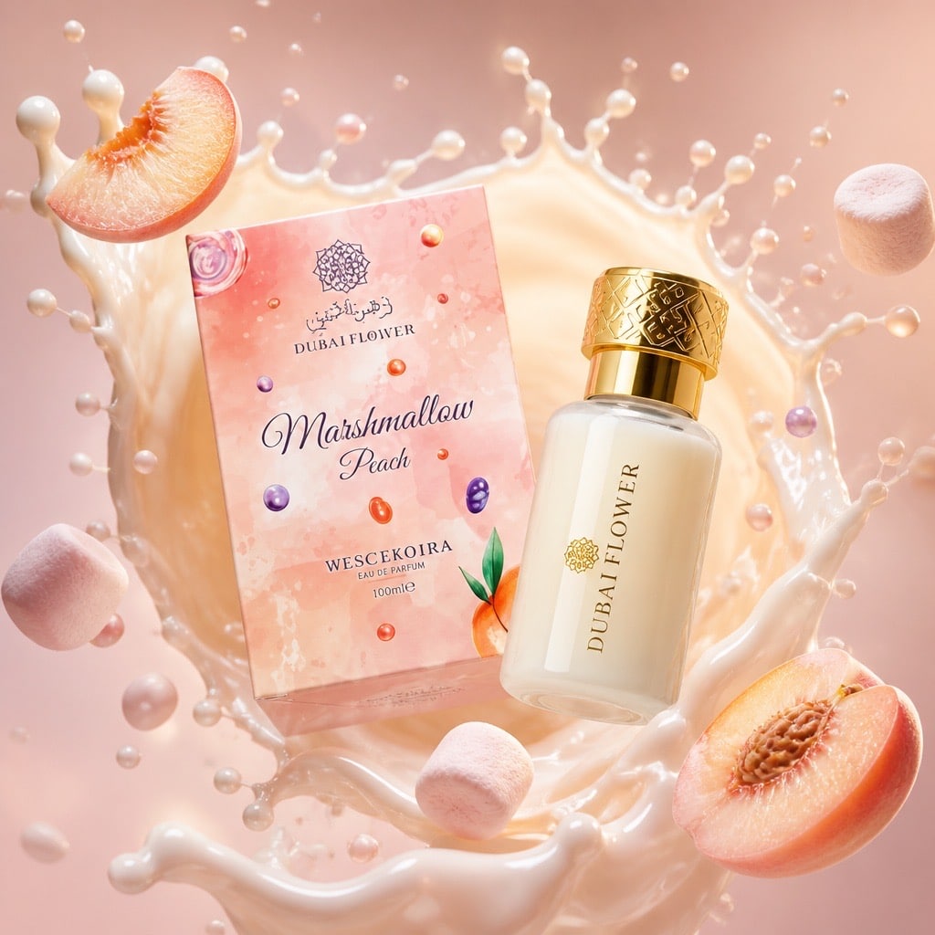 Musc Tahara Marshmallow Peach – Dubai Flower 12 ml 1 Musc Tahara Marshmallow Peach – Dubai Flower 12 ml nour orient
